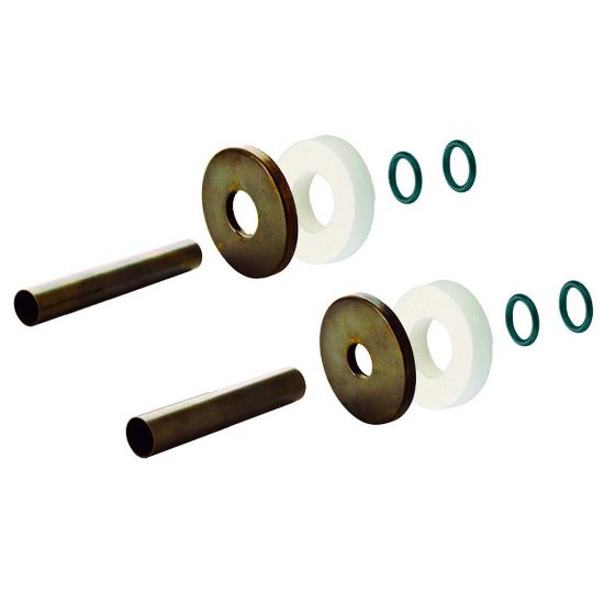 Immagine di KIT COPRITUBO MINIMALISTA L.70 MM FORO Ø 18 MM BRONZO POLETTI