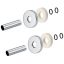 Immagine di KIT COPRITUBO MINIMALISTA L.70 MM FORO Ø 18 MM CROMO POLETTI