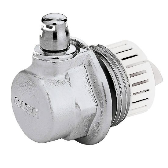 Immagine di TAPPO PER RADIATORI CON VALVOLA DI SFOGO ARIA ATTACCO 1" SX CALEFFI