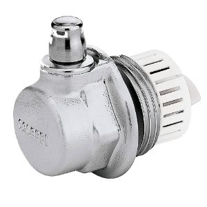 Immagine di TAPPO PER RADIATORI CON VALVOLA DI SFOGO ARIA ATTACCO 1" DX CALEFFI