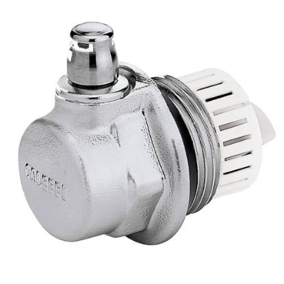 Immagine di TAPPO PER RADIATORI CON VALVOLA DI SFOGO ARIA ATTACCO 1" DX CALEFFI