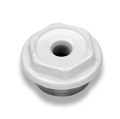 Immagine di TAPPO FORATO Ø 42 MM RAL 9010 1x1/2-DX