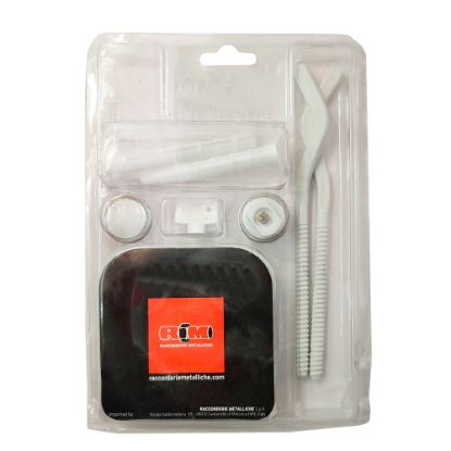 Immagine di KIT TAPPI PER RADIATORE ALLUMINIO 1"x3/8" PIU MENSOLA