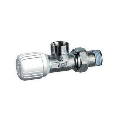 Immagine di VALVOLA TERMOSTATIZZABILE A COMANDO ORIZZONTALE FAR SQUADRO 3/8" RAME/MULTI