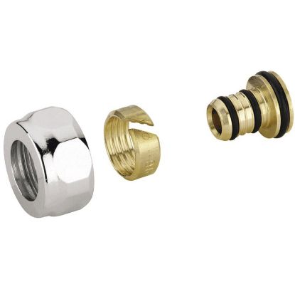 Immagine di ADATTATORE PASSO 24x19 MULTI 16x2 CROMO POLETTI