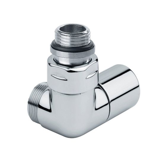 Immagine di CORNER VALVOLA MANUALE 1/2 SX CROMO POLETTI