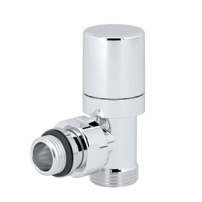 Immagine di COMPACT THERMO VALVOLA 1/2 SQUADRO RAME CROMO POLETTI