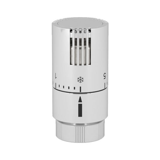 Immagine di TESTATA TERMOSTATICA PIU SENSORE A LIQUIDO BIANCA POLETTI