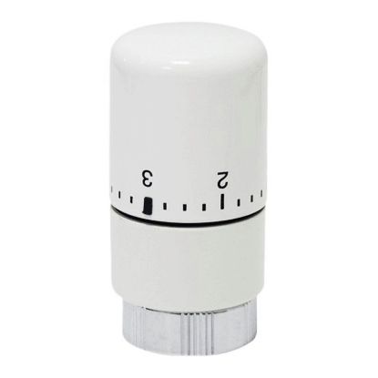 Immagine di TESTATA TERMOSTATICA PIU SENSORE A LIQUIDO M30x1,5 BIANCA POLETTI