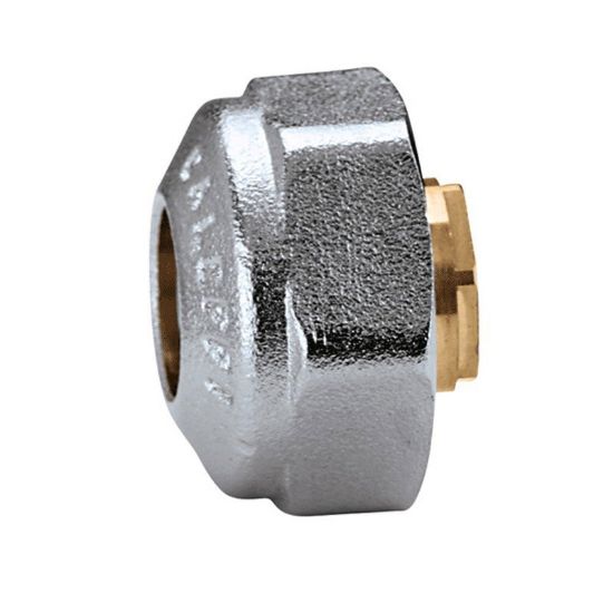 Immagine di RACCORDO MECCANICO PER RAME Ø 16 CROMO CALEFFI