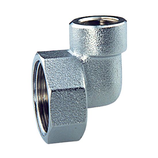Immagine di RACCORDO TERMINALE A SQUADRA CROMATO Ø 3/4"x1/2" FEMMINA FAR