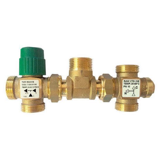 Immagine di KIT SOLARE TERMICO 3/4" CAMPO REGOLAZIONE 30-60C° MUT