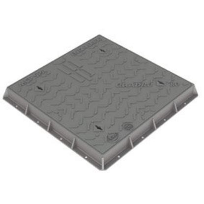 Immagine di CHIUSINO GHISA CM 40x40 CLASSE B125 PER POZZETTO 30x30 CM