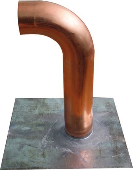 Immagine di BOCCHETTONE PIOMBO DIAMETRO 100 MM CURVO/CORTO