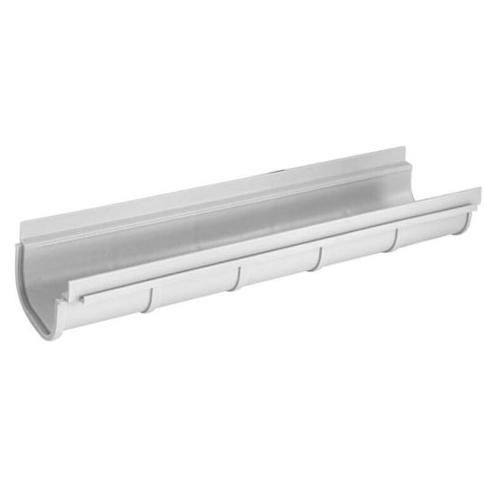 Immagine di CANALA PVC BIANCA 13x50 CM ALTEZZA 7,5 CM