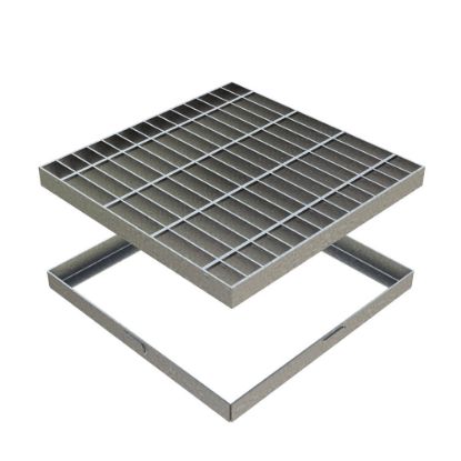 Immagine di GRIGLIA ZINCATA CON TELAIO 43x43x3 CM