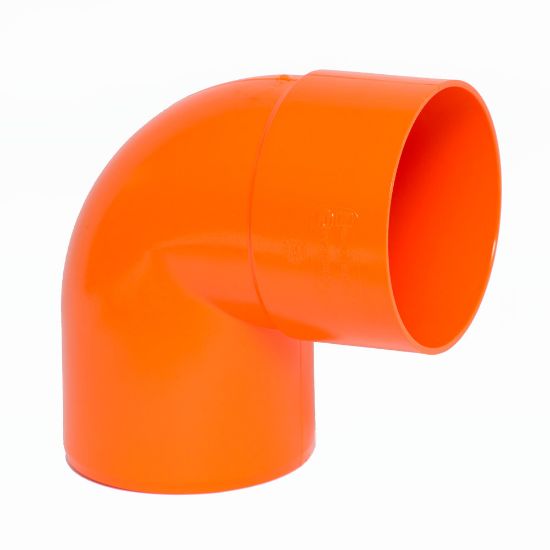 Immagine di CURVA ROSSA A90 DIAMETRO 50 MM