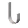 Immagine di GANCIO ACCIAIO PIATTO ZINCATO 70x110 MM FISSAGGIO A PARETE PORTATA 55 KG