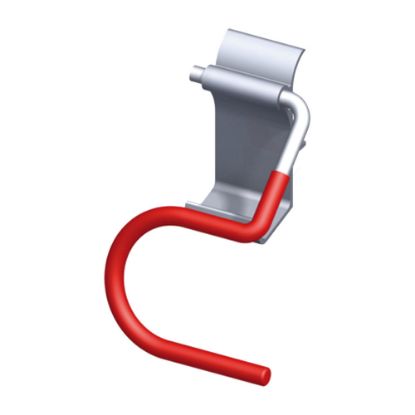 Immagine di GANCIO PORTAUTENSILI ALLUMINIO 60x80 MM PORTATA MAX KG 10 COMBINABILE CON PROFILO COAXIS