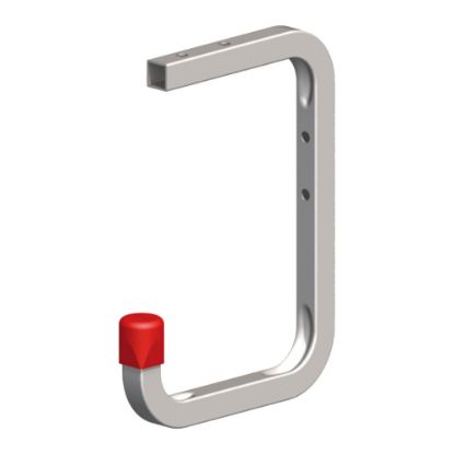 Immagine di GANCIO PER PARETI E SOFFITTO ACCIAIO ZINCATO 150x255x155 MM PORTATA MAX KG 50 COMBINABILE CON PROFILO COAXIS