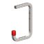 Immagine di GANCIO PER PARETI ALLUMINIO 80x120 MM PORTATA MAX KG 50 COMBINABILE CON PROFILO COAXIS