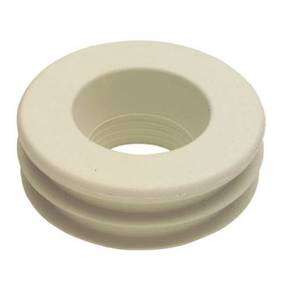 Immagine di MORSETTO WC RETROVASO IN GOMMA BIANCA Ø 50/30 MM