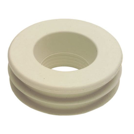 Immagine di MORSETTO WC RETROVASO IN GOMMA BIANCA Ø 50/30 MM