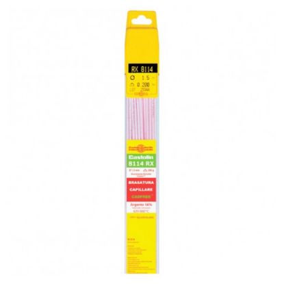 Immagine di BACCHETTE PER SALDARE ARGENTO 56% SCATOLA DA 200 GRAMMI CASTOLIN RX 8114