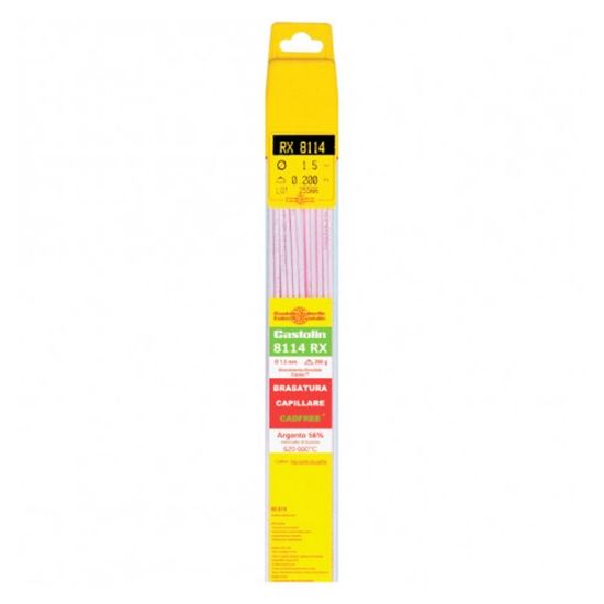 Immagine di BACCHETTE PER SALDARE ARGENTO 56% SCATOLA DA 200 GRAMMI CASTOLIN RX 8114