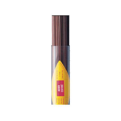 Immagine di BACCHETTE PER SALDARE IN FERRO RICOTTO PER ACCIAIO DIAMETRO 3 MM SCATOLA DA 5 KG CASTOLIN 73350