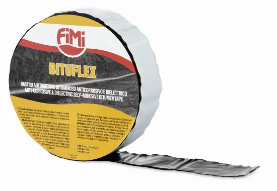 Immagine di NASTRO BITUFLEX ALLUMINATO ALTO 5 CM ROTOLO 10 MT FIMI