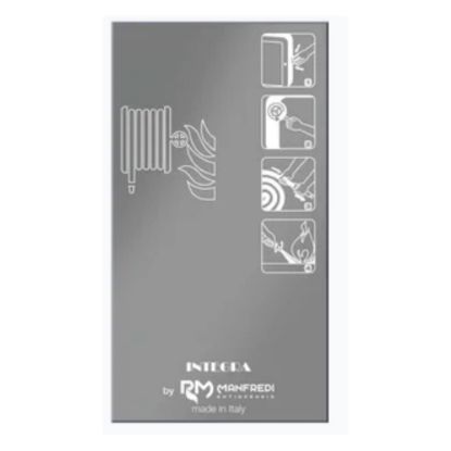 Immagine di LASTRA SAFE CRASH PER CASSETETTA DA INCASSO UNI45 321x530 MM