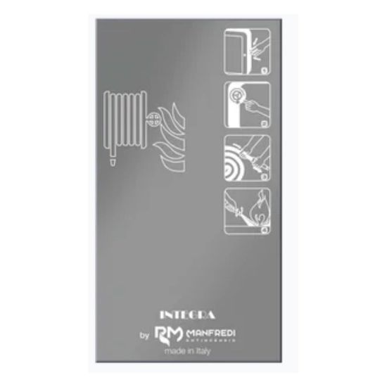 Immagine di LASTRA SAFE CRASH PER CASSETETTA DA INCASSO UNI45 321x530 MM