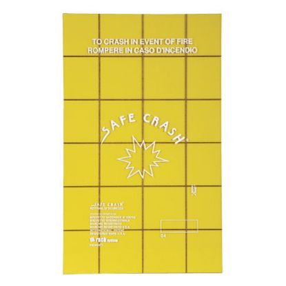 Immagine di LASTRA SAFE CRASH BREAK POINT PER CASSETTA ESTERNA UNI45 292x495 MM