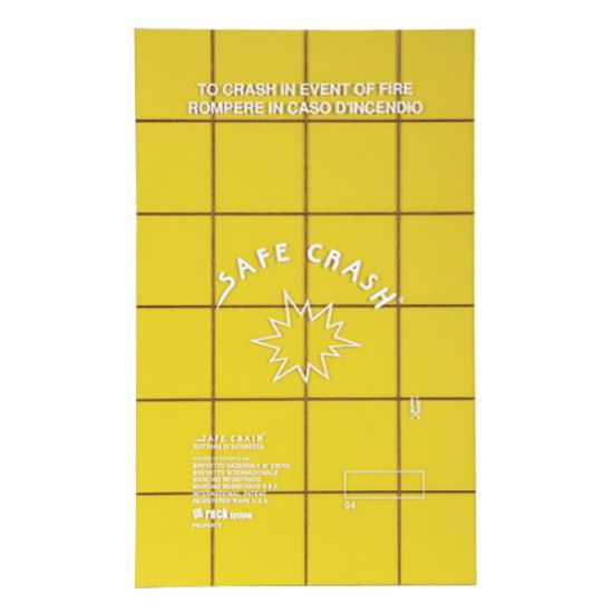 Immagine di LASTRA SAFE CRASH BREAK POINT PER CASSETTA ESTERNA UNI45 292x495 MM