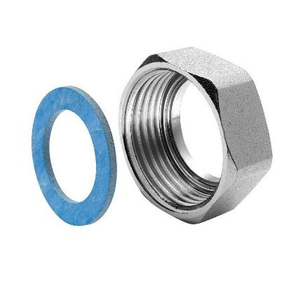 Immagine di DADO PER TUBO FLEX CSST PEGASUS PER GAS Ø 1/2" DN12