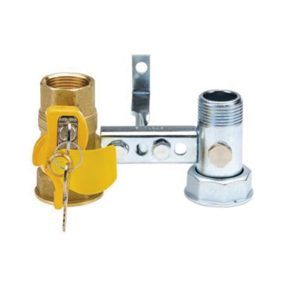 Immagine di MENSOLA PIU SERRATURA Ø 1 1/4"x1" E PRESA PRESSIONE