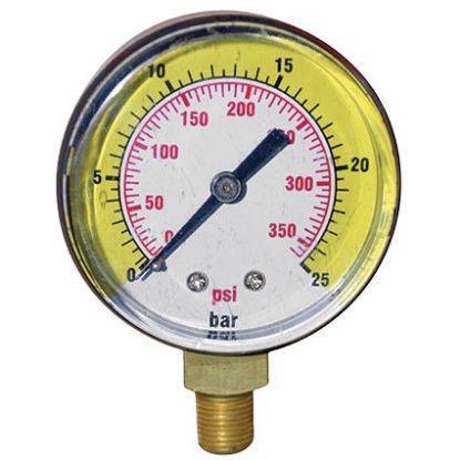 Immagine di MANOMETRO ATTACCO RADIALE PER GAS SCALA 0-25 BAR Ø 50 MM . 1/8"M