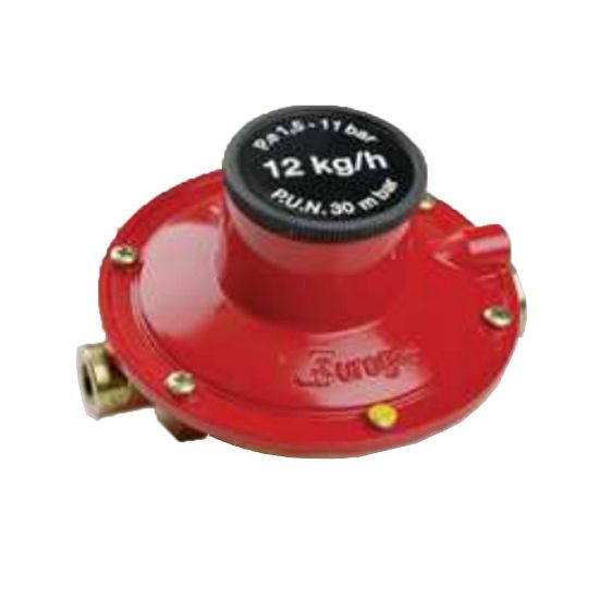 Immagine di REGOLATORE BASSA PRESSIONE 12 KG ENTRATA 1/4"F USCITA 1/2"F