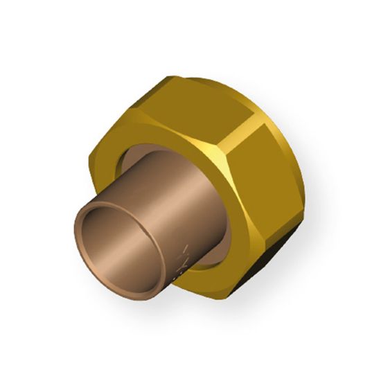 Immagine di RACCORDO GAS K2 A SALDARE 16 MM TC3/4" TECO