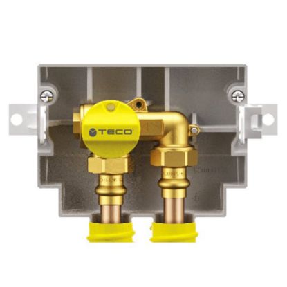 Immagine di KIT VALVOLA INCASSO K2.1 GAS TC3/4" TECO ATTACCHI BASSI B01