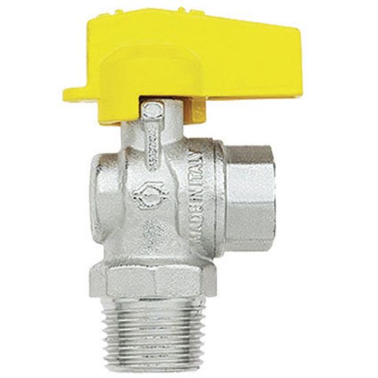 Immagine di RUBINETTO GAS A SQUADRO Ø 1/2" MF