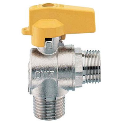 Immagine di RUBINETTO GAS A SQUADRO Ø 1/2" MM