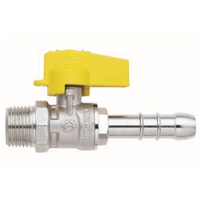 Immagine di RUBINETTO GAS DRITTO CON PORTAGOMMA GPL Ø 1/2M