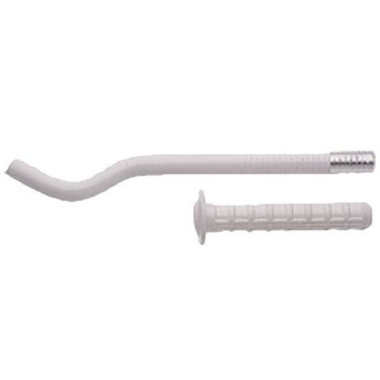 Immagine di MENSOLE CON TASSELLO TONDE Ø 7x170 MM BIANCA CONFEZIONE 2 PZ