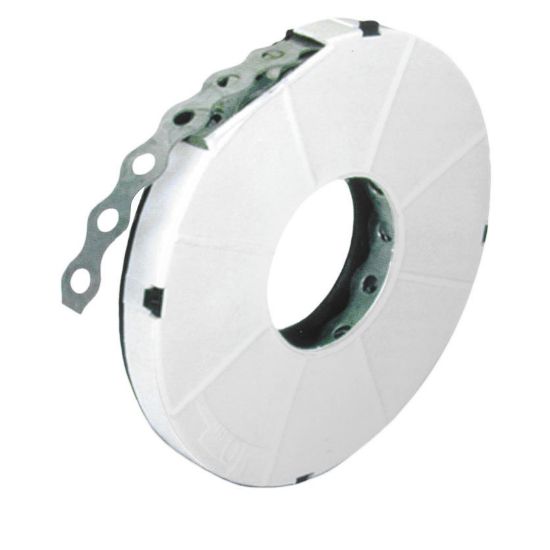 Immagine di NASTRO PREFORATO ZINCATO PER FISSAGGIO TUBI 12 MM PER MT 10