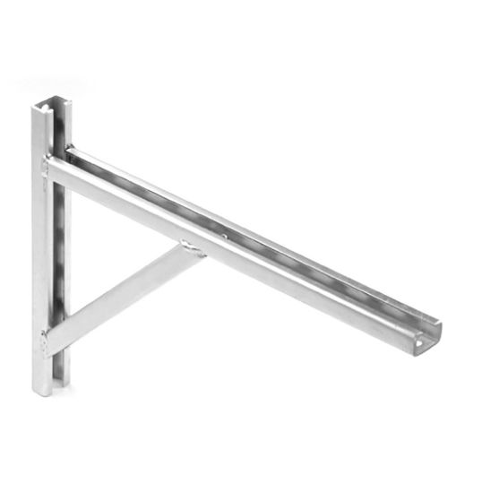 Immagine di MENSOLA A SQUADR0 L.370 MM CON SAETTA