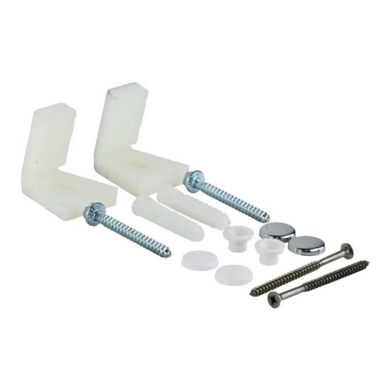 Immagine di KIT DI FISSAGGIO PER WC E BIDET LATERALI IN PVC GLOBO
