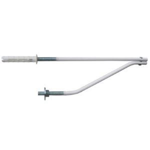 Immagine di MENSOLA PER LAVABO 460 MM BIANCA CONFEZIONE 2 PZ RACCORDERIE METALLICHE