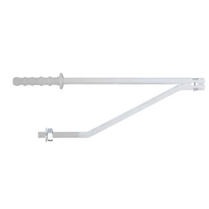 Immagine di MENSOLA PER LAVABO 340 MM BIANCA CONFEZIONE 2 PZ RACCORDERIE METALLICHE